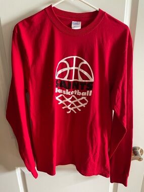 Port and company long sleeve saints basketball t shirt